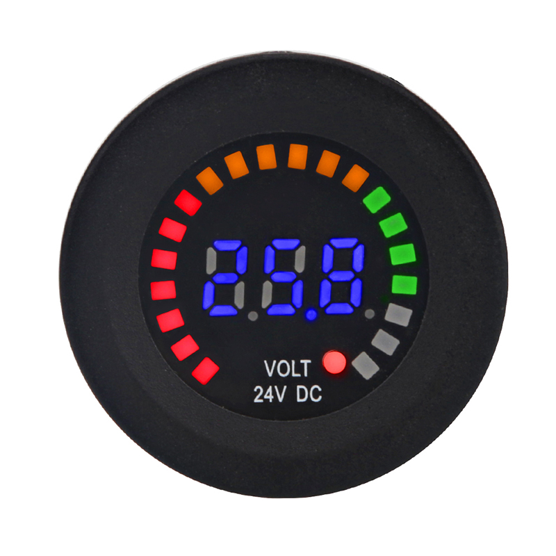 Light Meter Incident - 24v 12v dc voltímetro cor led