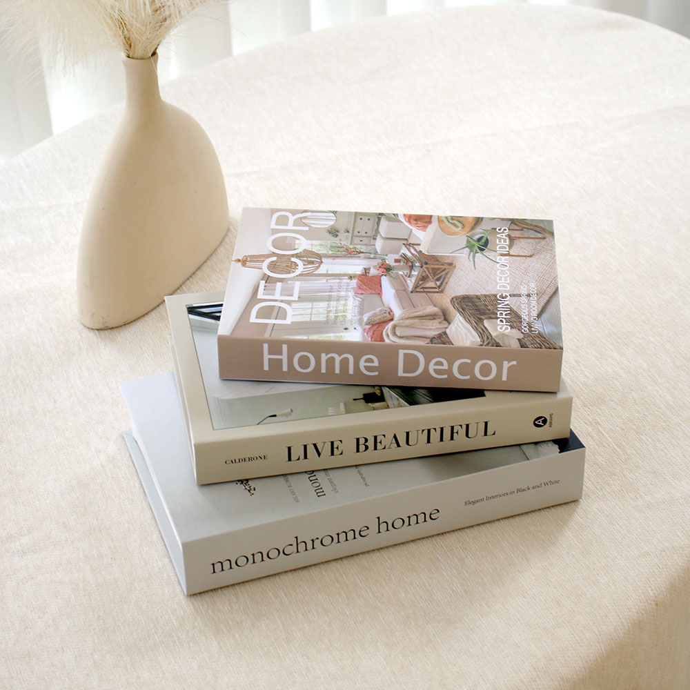 Photography Magazine - Conjunto de 3 Peças: Livros Decorativos