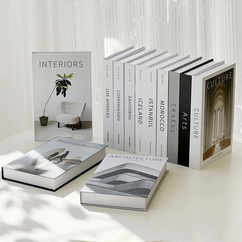 Photography Magazine - Livros falsos decorativos modernos e minimalistas,