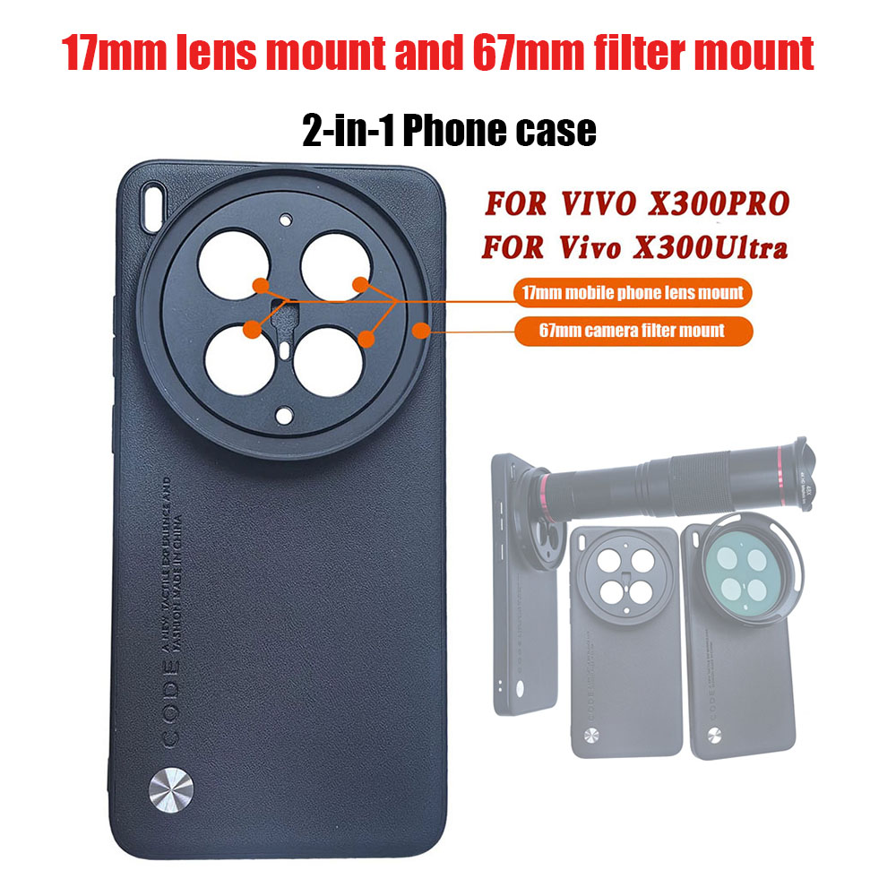 Photography Kit Vivo X300 Pro - Capa de Telefone 2-em-1 com Montagem