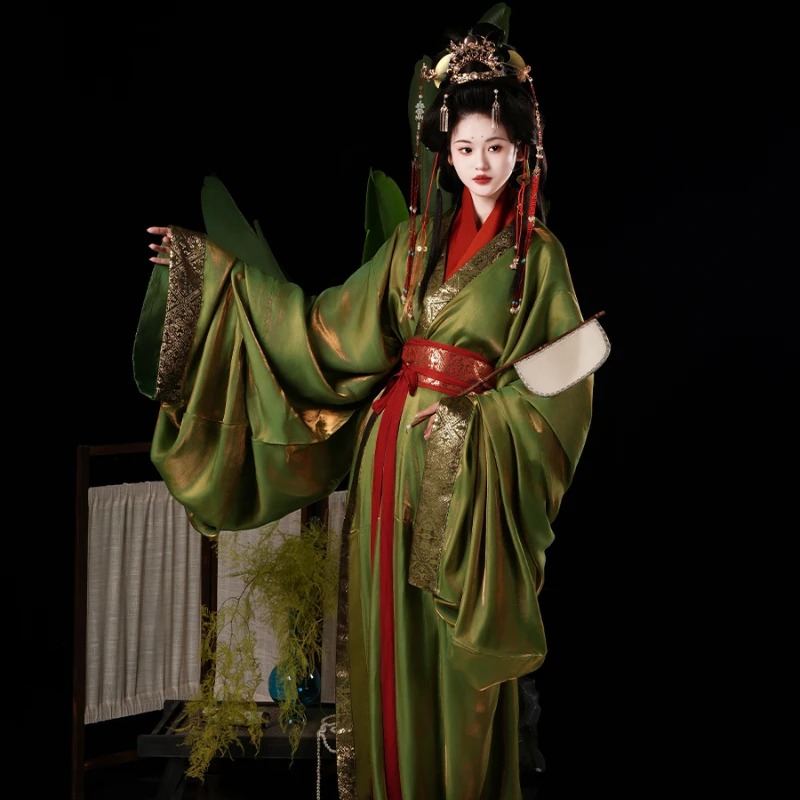 Photography Of War - Túnica Hanfu Estilo Dinastias Combatidas, Brocado