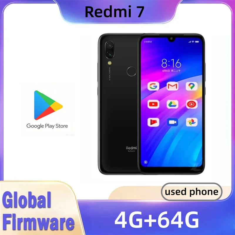 Photography Japanese - Celular Xiaomi Redmi 7 com Capa,