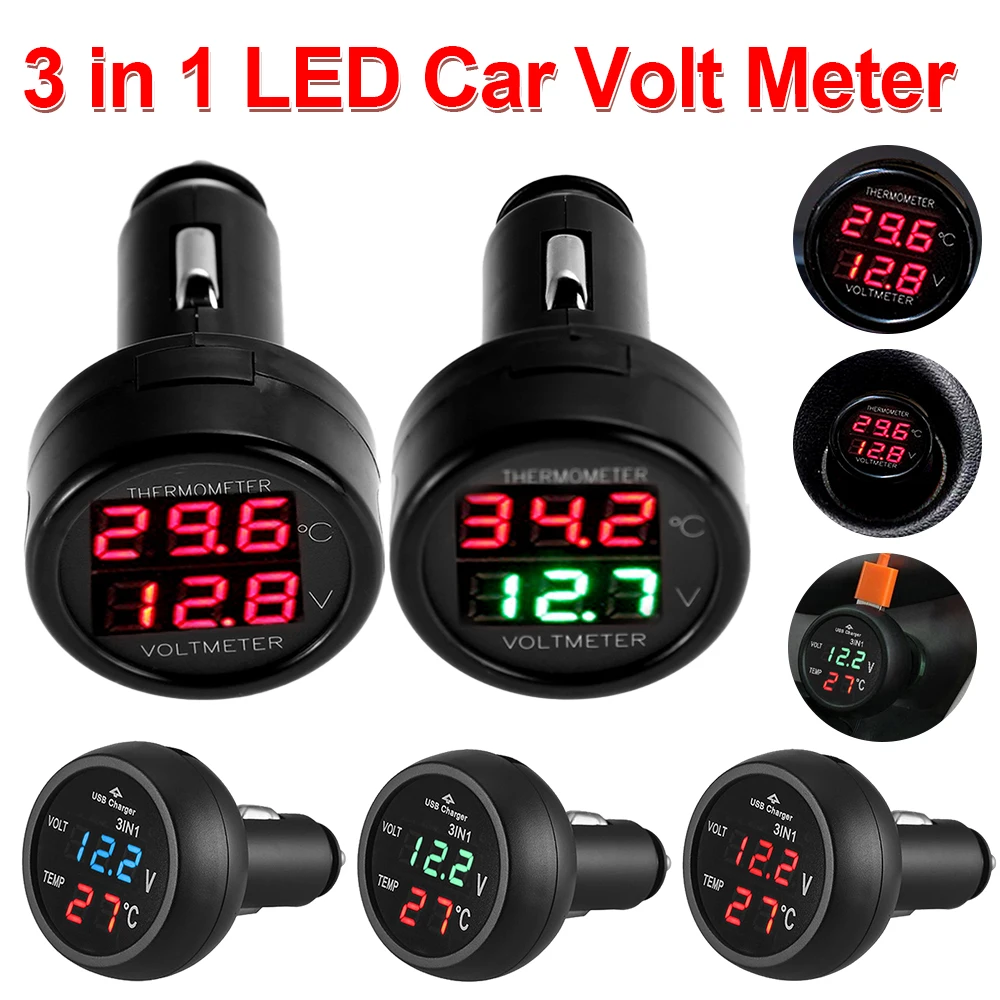 Light Meter Incident - Voltímetro do carro com display digital