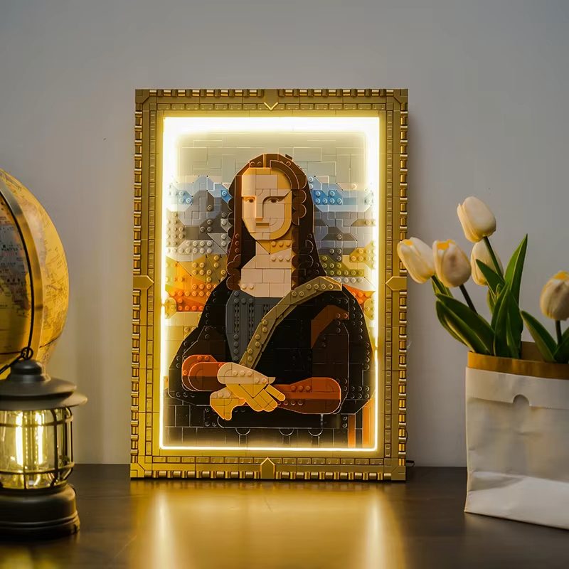 Blocos de Montar DIY Mona Lisa - Photography Architecture avaliação e preço