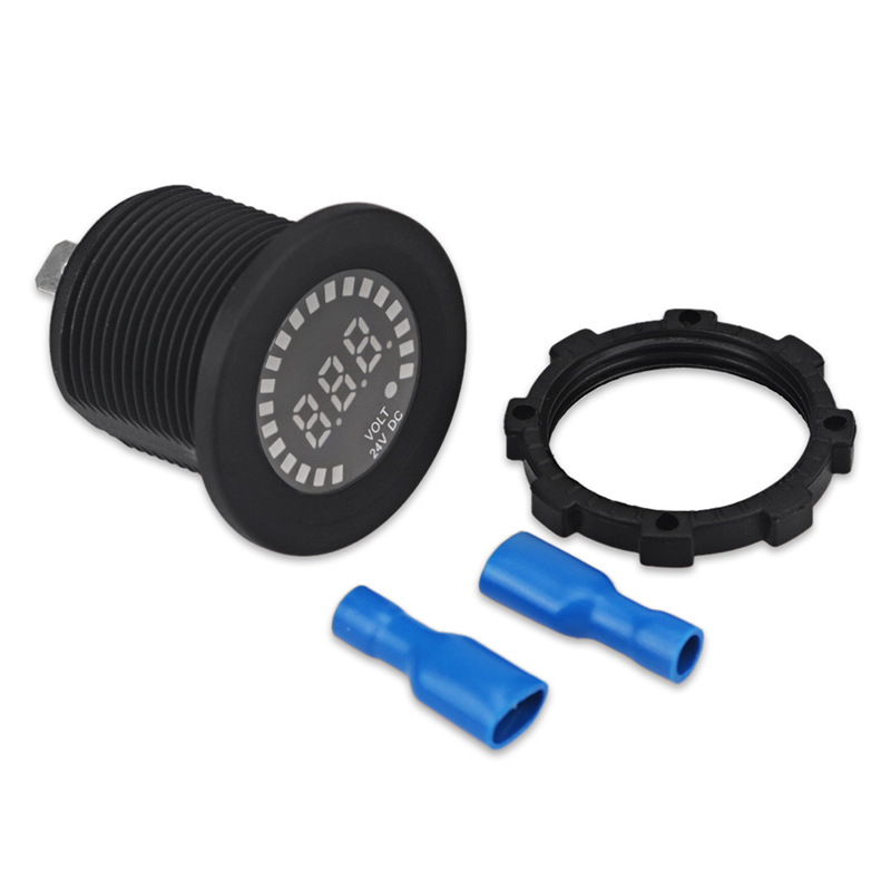 24v 12v dc voltímetro cor led  - Light Meter Incident avaliação e preço