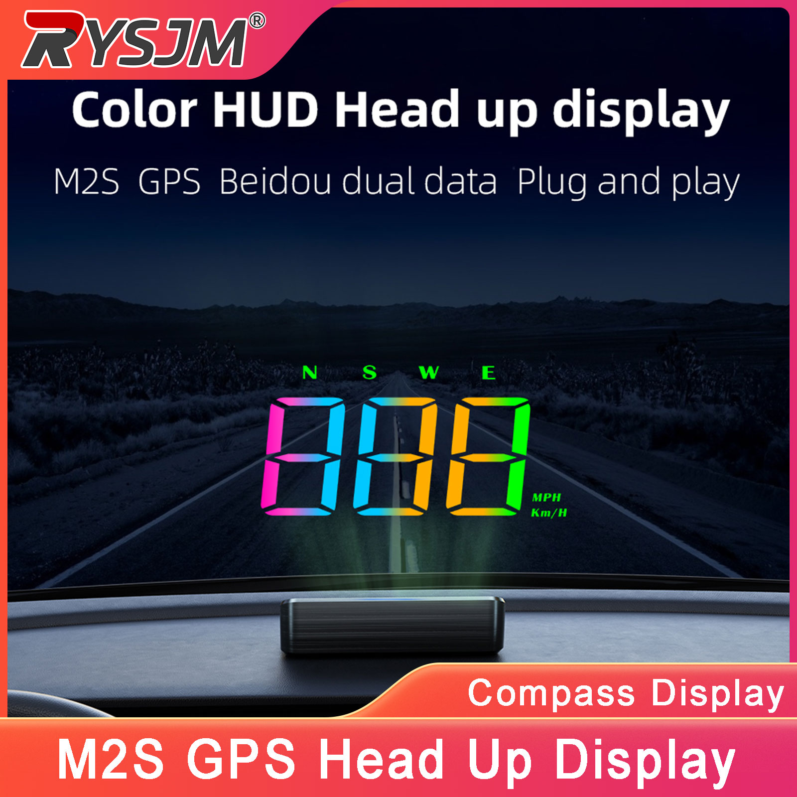 M2S HUD Head Up Display GPS Ve - Light Meter Incident avaliação e preço