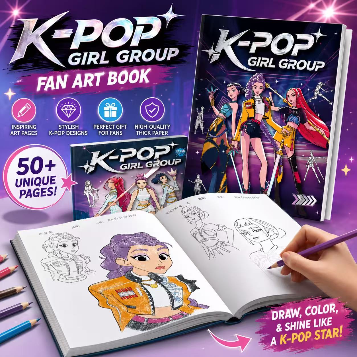 Livros de Colorir Anime e Dese - Photography Art avaliação e preço
