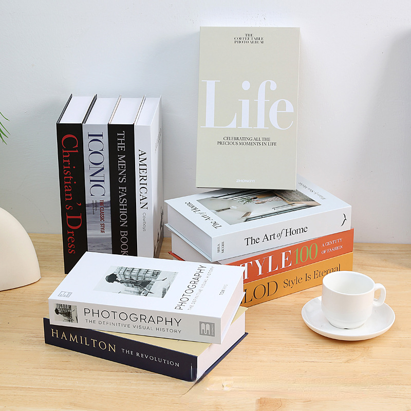 Moda livros falsos para decora - Photography Magazine avaliação e preço
